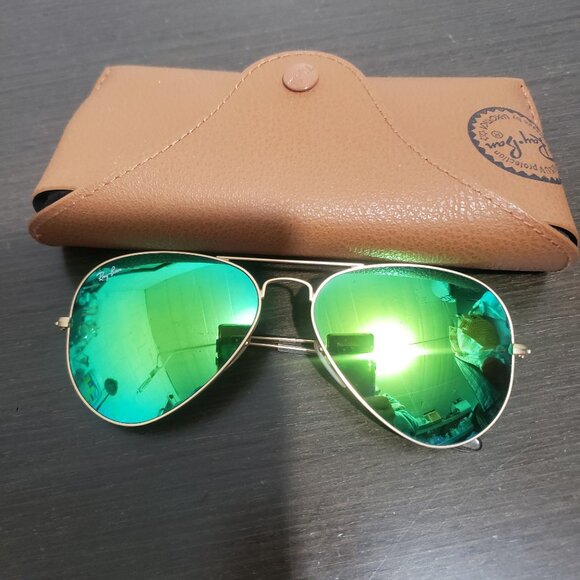 RAY-BAN Made in Italy RB3025 Aviator Large Metal 112/19 58-14mm 3N Sunglasses